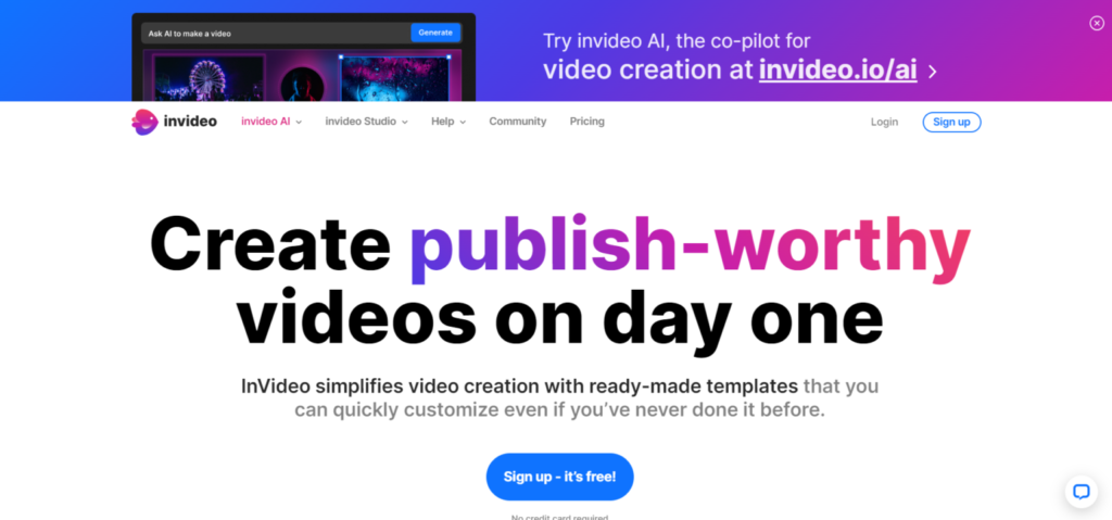 11 best Video Editing App for Android, iPhone, and iPad: Free & Paid 6 Invideo video editing tool 1536x718 1
