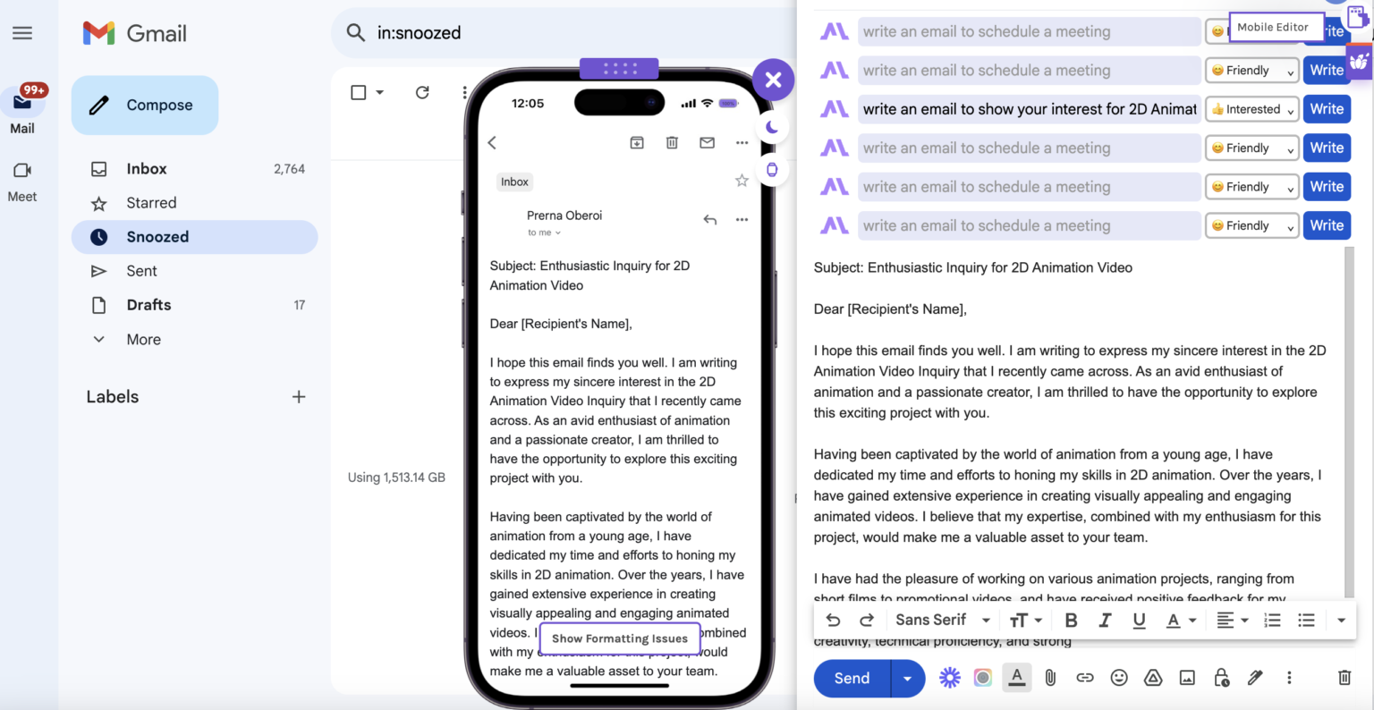11 Best AI Email Writing Tools: A Gateway to More Impactful Emails 28 Lavender mobile version 1536x794 1