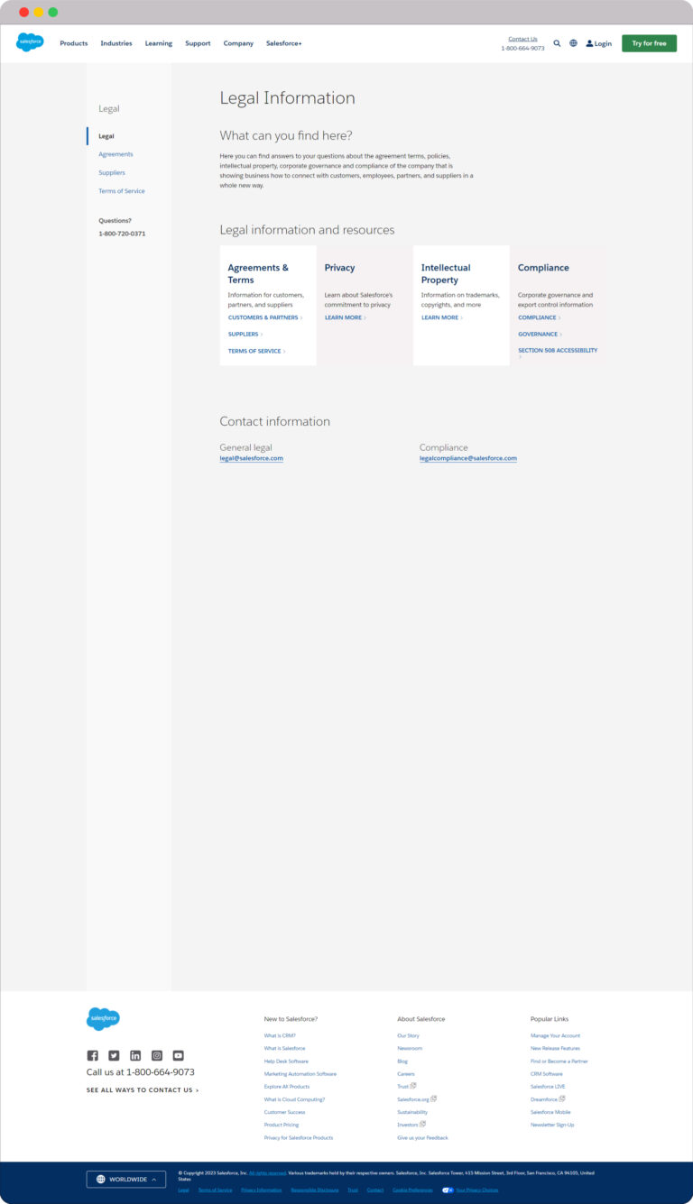 Legal informaton on Salesforce website 768x1335 1