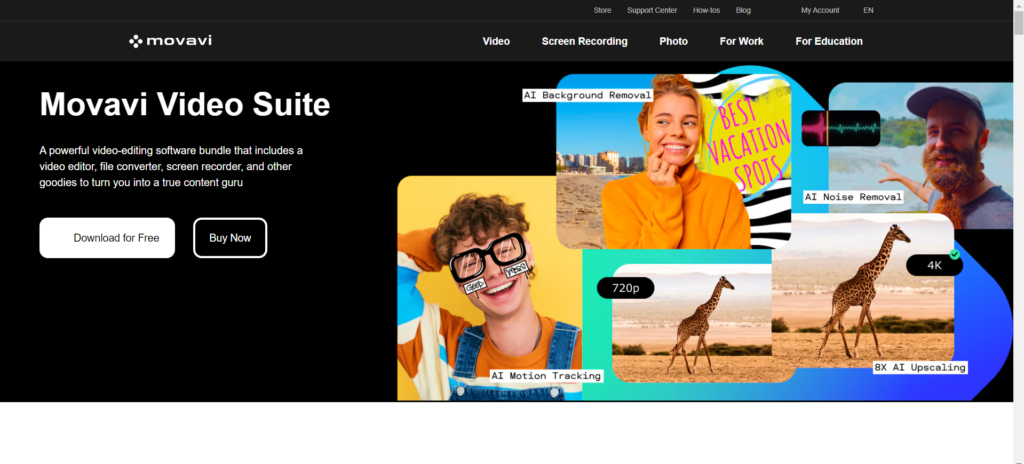 13 ultimate Video Editing Software you should try in 2024 15 Movavi 1024x464 1
