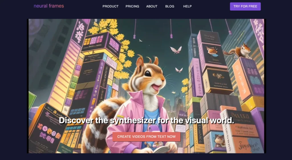 Neural frames AI animation video generator