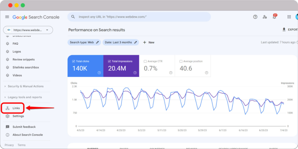 Dominate Search Engine with Backlink Checker: Our 20 Free & Paid Picks 2 Open Google Search Console 1536x770 1
