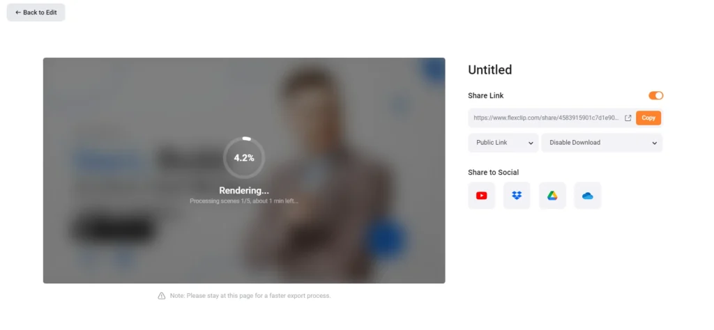 Honest FlexClip Review: In-depth Guide for your Decision-Making 16 Options to export final video