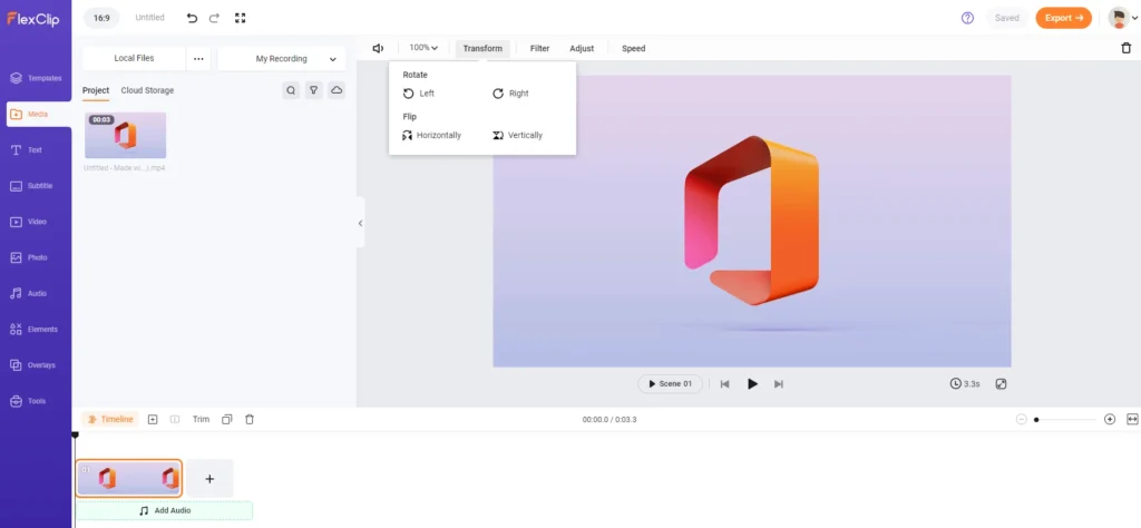 Honest FlexClip Review: In-depth Guide for your Decision-Making 58 Options to rotate video