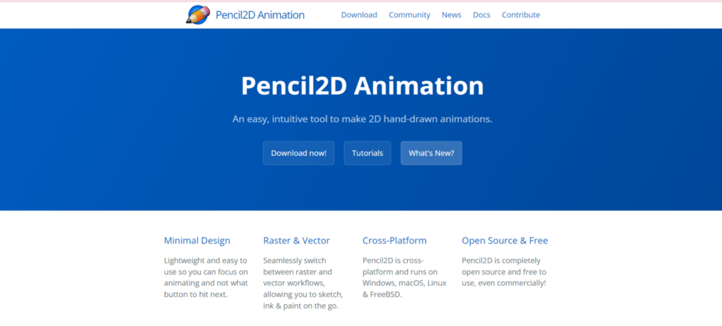 Top 21 Animation Software for Beginners you need to try Today! 3 Pencil 2D 2 1536x695 1