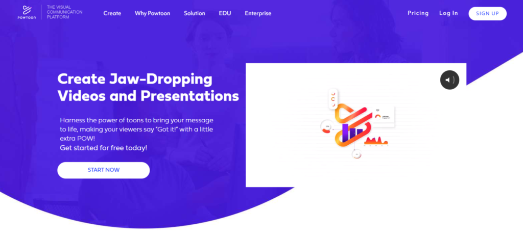 The Best 2D Animation Maker you should know about 1 Powtoon 2D animation software 1536x697 1