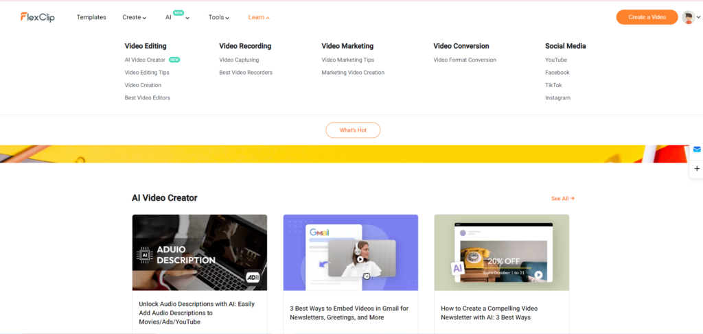 Honest FlexClip Review: In-depth Guide for your Decision-Making 70 Resources offered by FlexClip