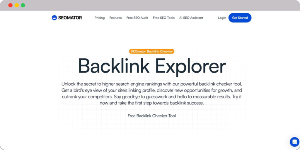 Dominate Search Engine with Backlink Checker: Our 20 Free & Paid Picks 4 SEOmator Backlink Checker 1536x770 1