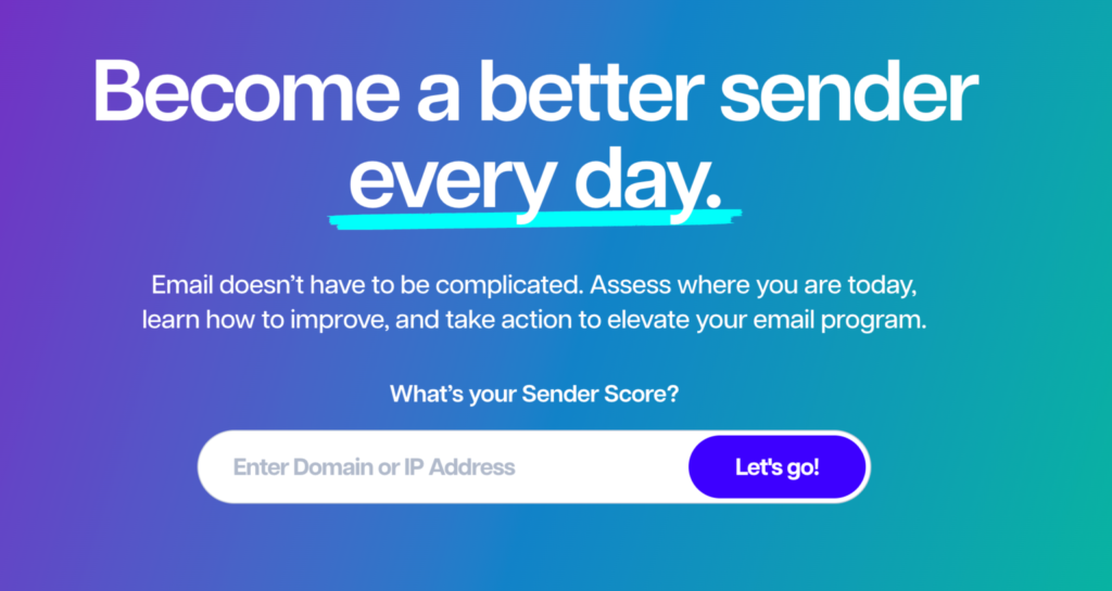 15 Pro Tips to improve Cold Email Deliverability 7 Senderscore to monitor sender reputation 1536x818 1