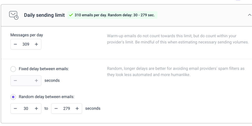 15 Pro Tips to improve Cold Email Deliverability 6 Sending emails in appropriate number 1536x767 1