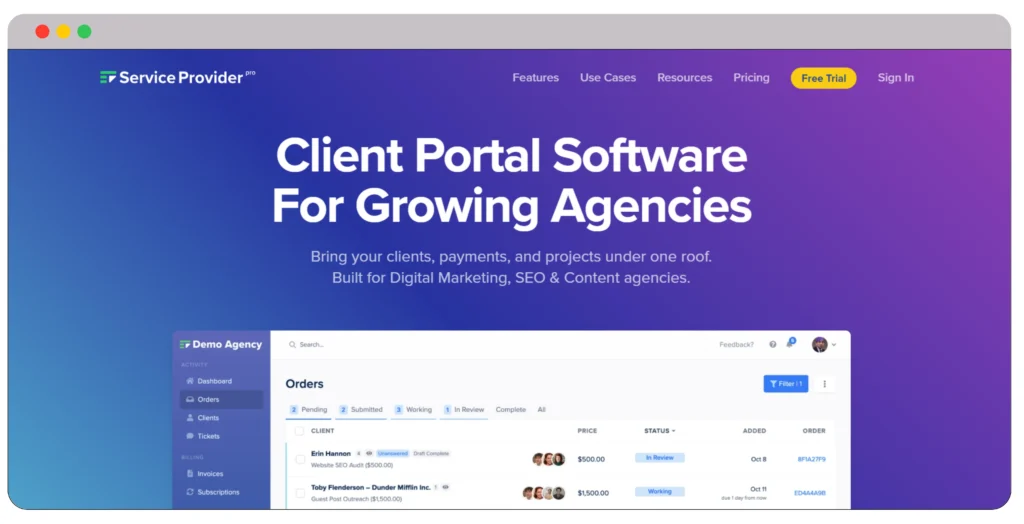 Transform your Business Operations with 12 Best Client Portal Software 1 Service Provider Pro client portal software