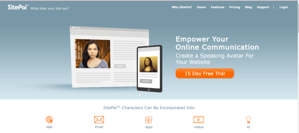 11 Best Character Animation Software for Beginners & Pros 6 SitePal 1536x682 1