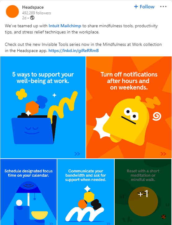 Tips and tricks Headspace