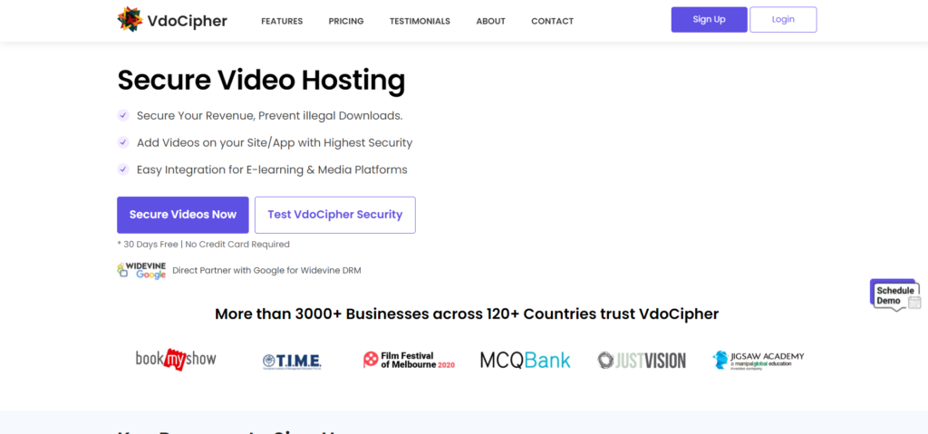 8 Best Video Hosting Platforms for your Business 9 VdoCipher video hosting platform 1024x479 1