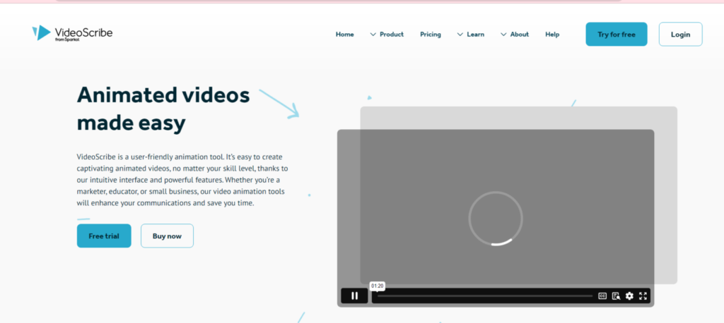 Top 21 Animation Software for Beginners you need to try Today! 14 Video Scribe 1 1536x687 1