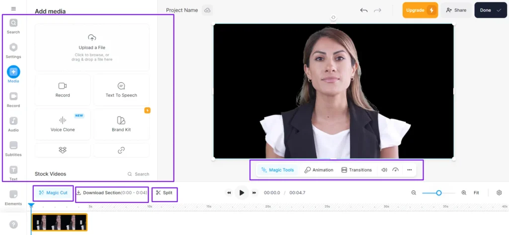 Master Video Editing in Minutes: Showcase of 19 AI Video Editing Tools 45 Video editing options Veed.io