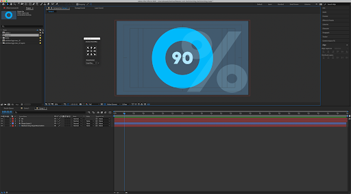 A Step-by-Step Guide to create Responsive Infographic in After Effects 2 add text to shape
