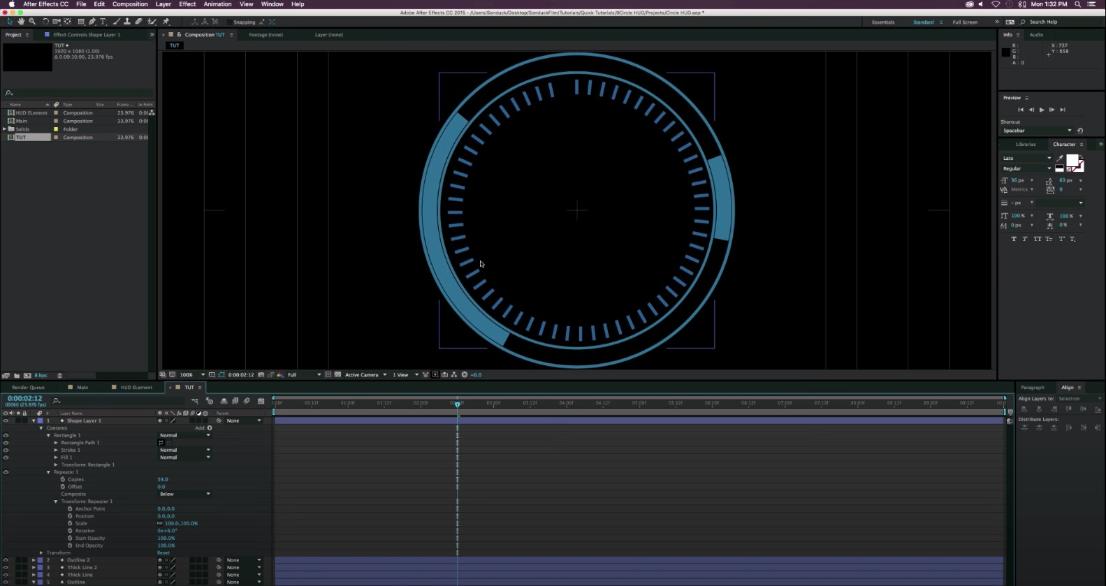 adjust shape layer size