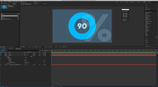 A Step-by-Step Guide to create Responsive Infographic in After Effects 4 animate circle by add trim path