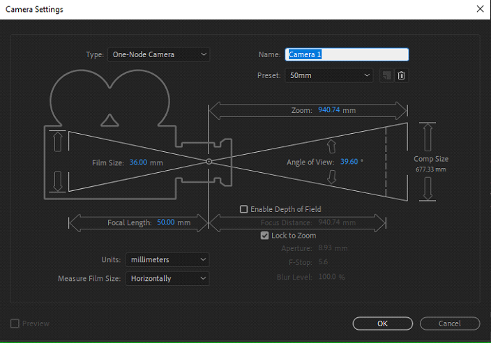 camera setting dashboard 2