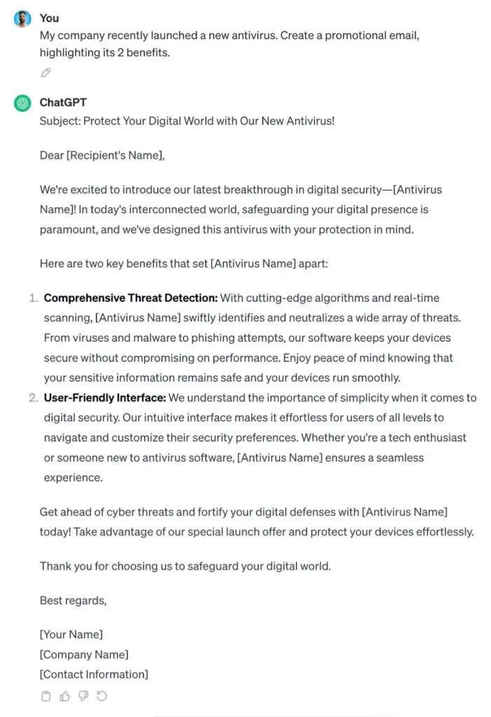 ChatGPT Review 2024: Revealing the truth about AI chatbot 14 chatgpt crafting email