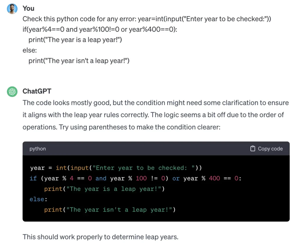 ChatGPT Review 2024: Revealing the truth about AI chatbot 12 chatgpt debugging code