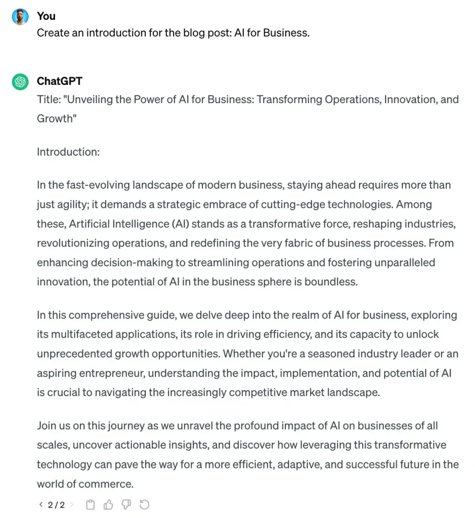 ChatGPT Review 2024: Revealing the truth about AI chatbot 6 chatgpt generating blog posts 1