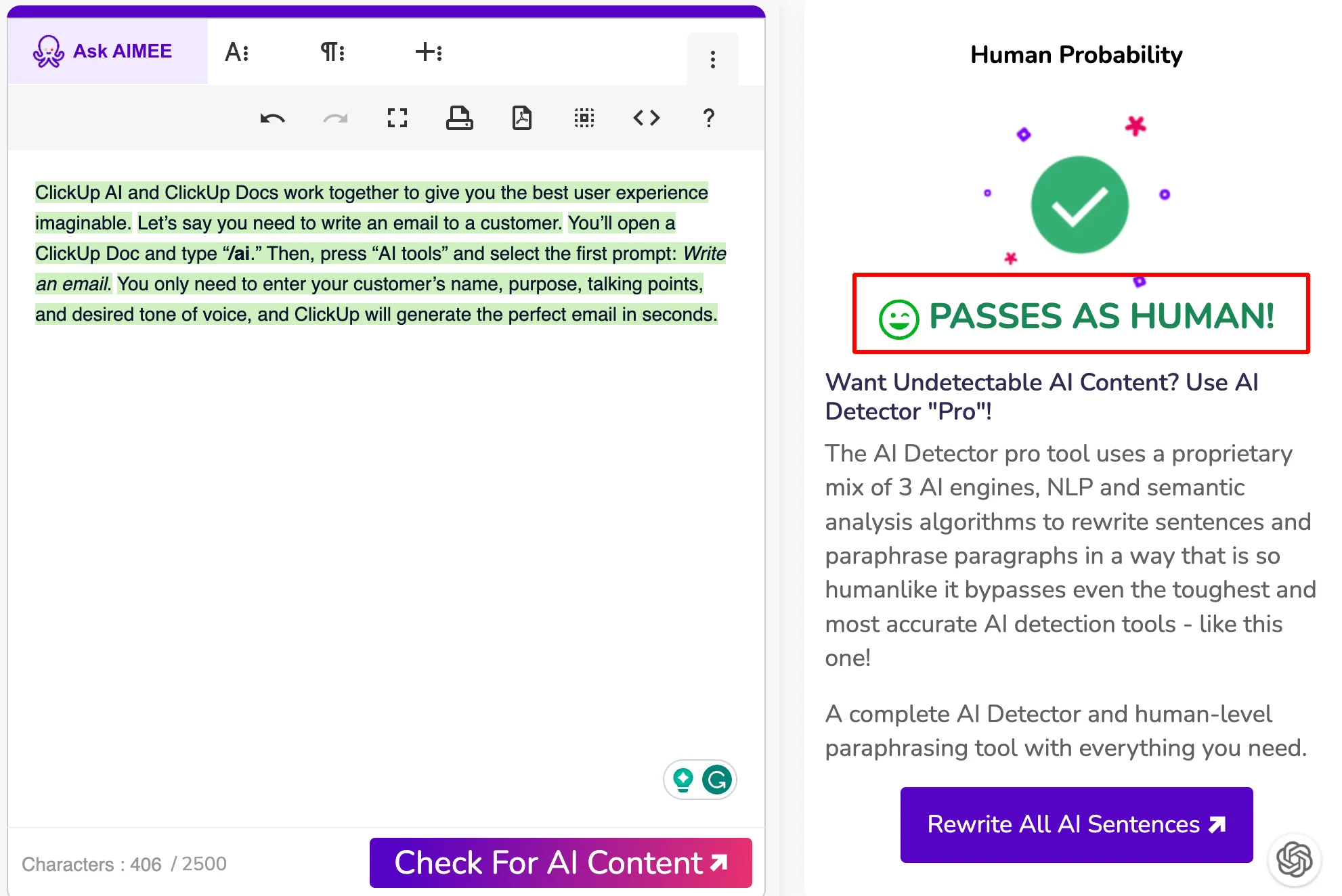 contentatscale content detection