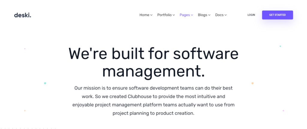 deski about us management saas website template 1536x647 1