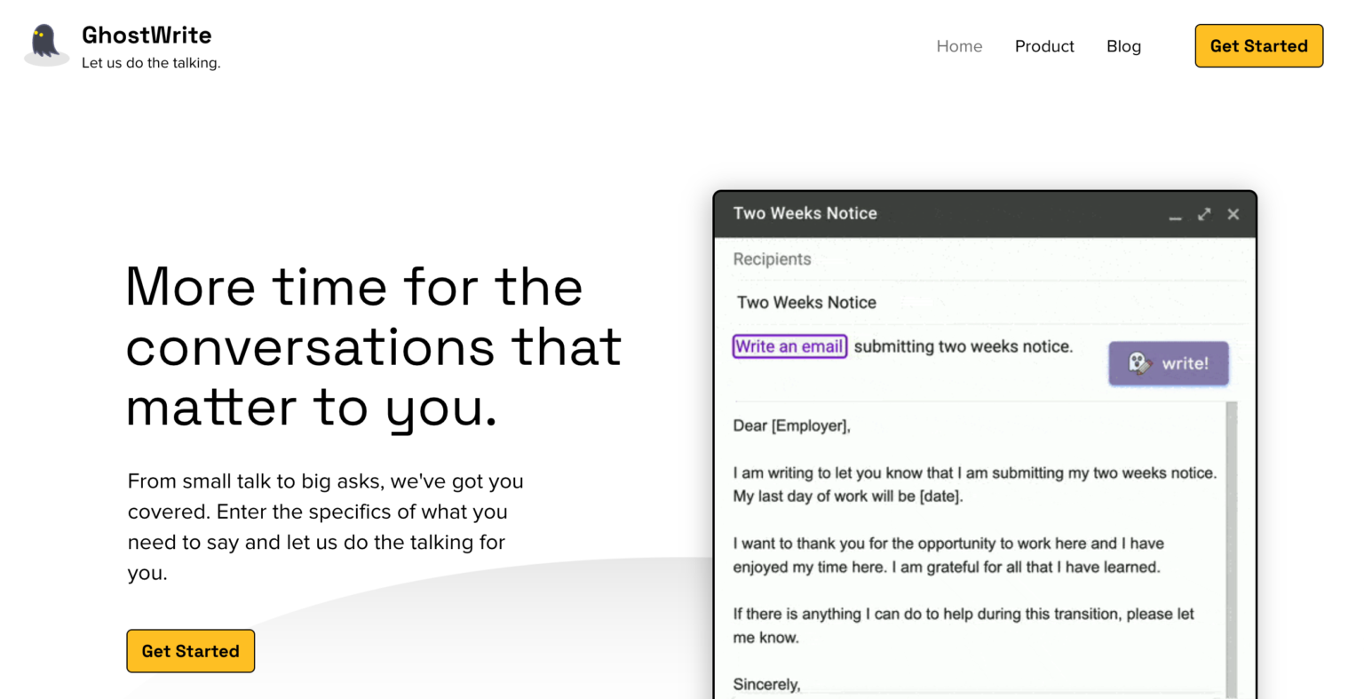 11 Best AI Email Writing Tools: A Gateway to More Impactful Emails 32 ghostwrite 1536x787 1