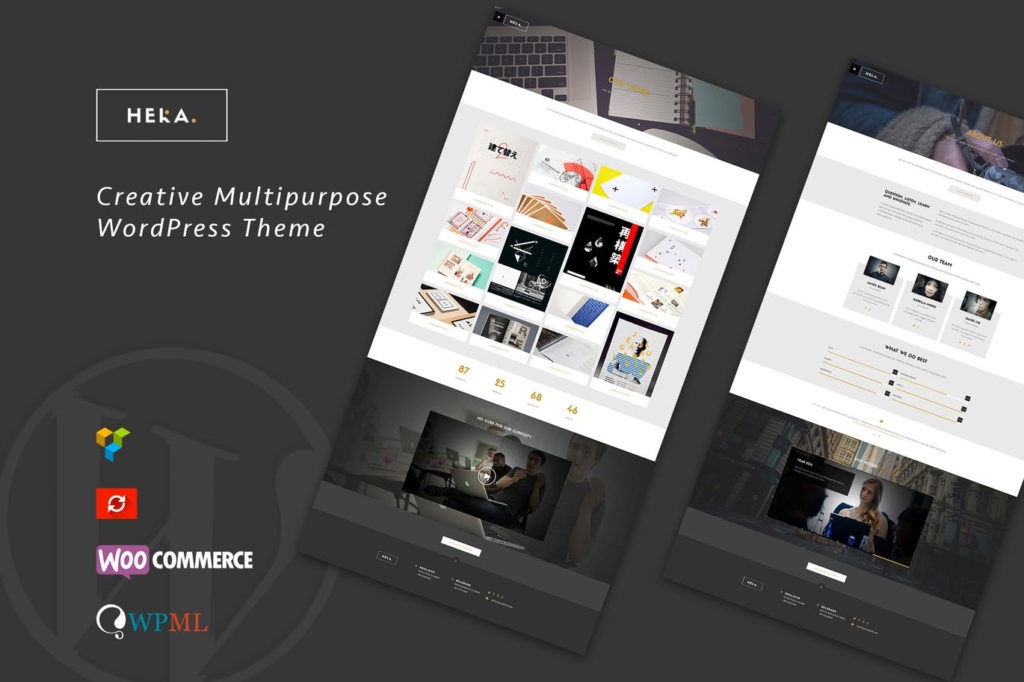 hera responsive web design template