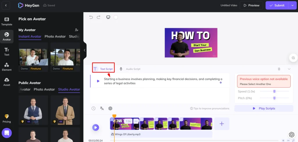 Unleashing Video Potential with 11 Best AI Video Generator Tools 6 heygen video creation