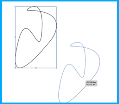 illustrator drag object