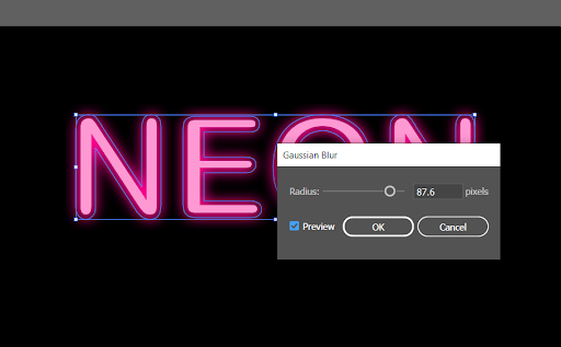How can you Create Neon Text Effect in Adobe Illustrator? 6 image 73