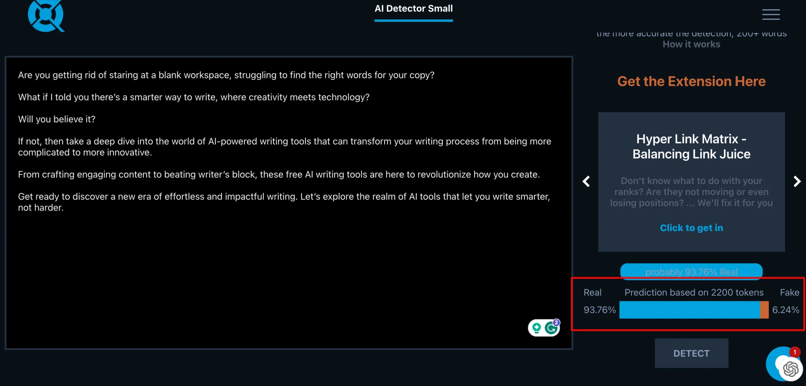 kazanseo final detection of humanwritten content scaled