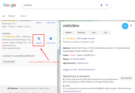 5 Proven Strategies to generate Free Backlinks 7 liusting on google my business