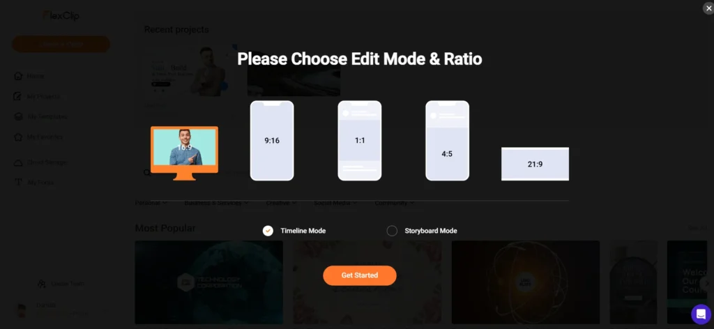 Honest FlexClip Review: In-depth Guide for your Decision-Making 17 options while creating video from scratch