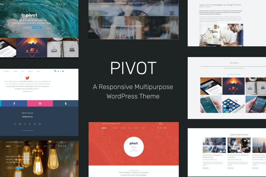 pivot responsive web design template