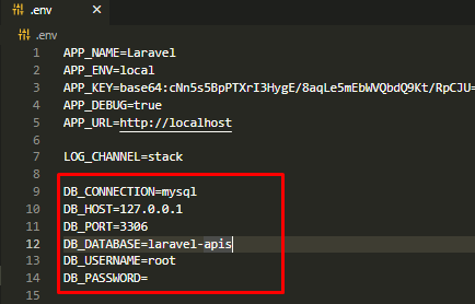 A Handy Guide on how to create Authenticated API in Laravel 3 update db settings
