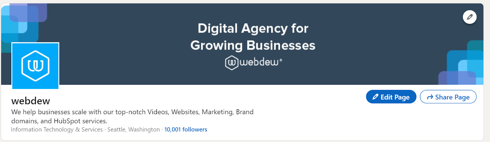 webdew Agency Updates March 2022 1 webdew 100K followers on LinkedIn