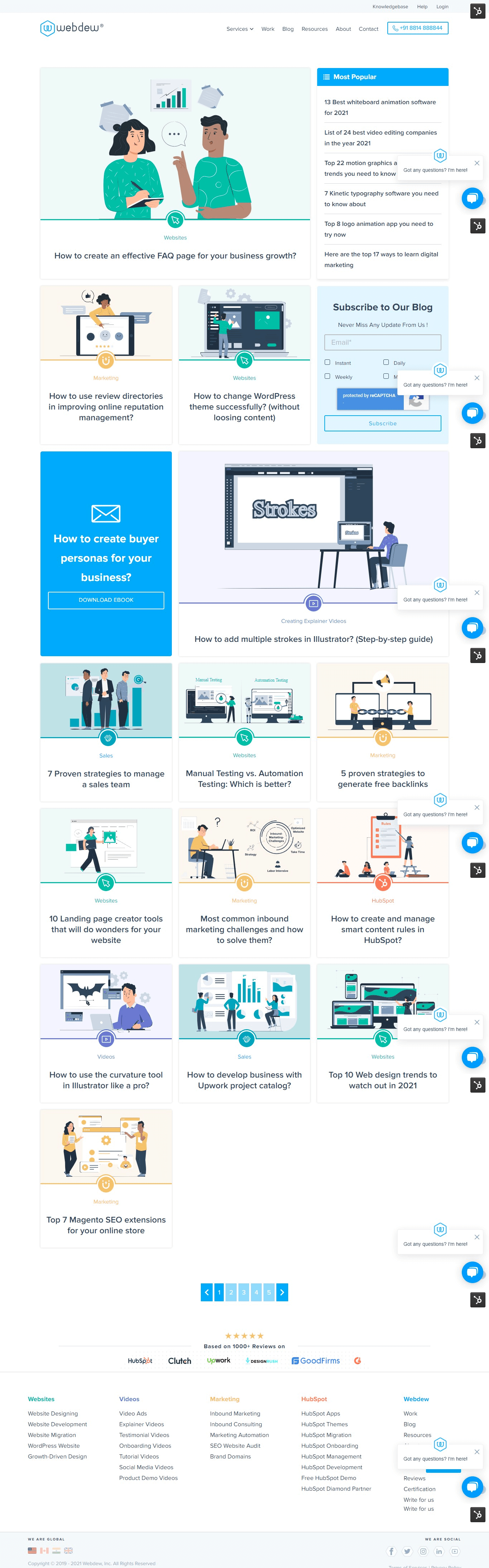 webdew Agency Updates October 2021 1 webdew blog webpage