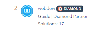 webdew hubspot community rank last month