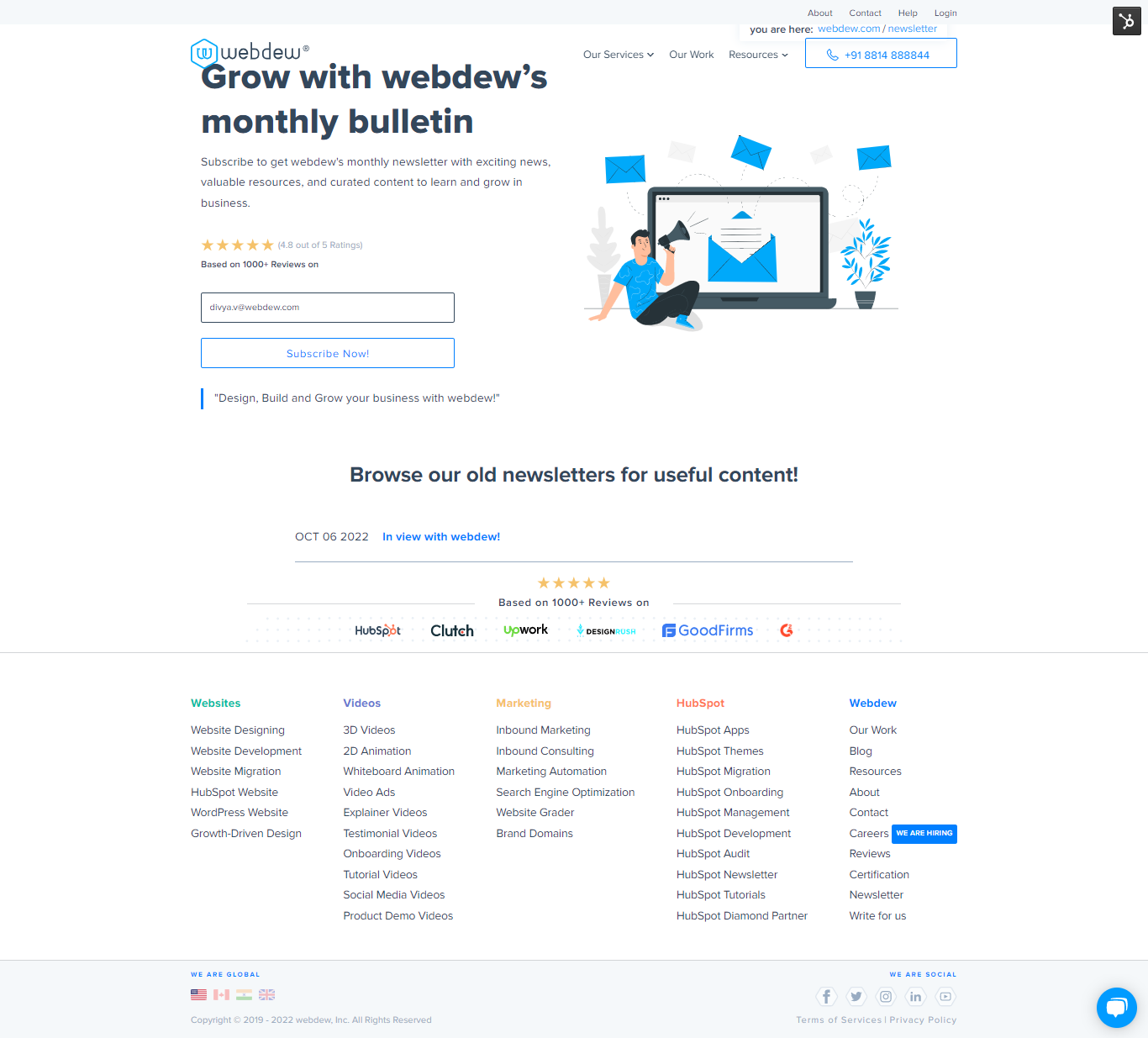 webdew newsletter oct 2022