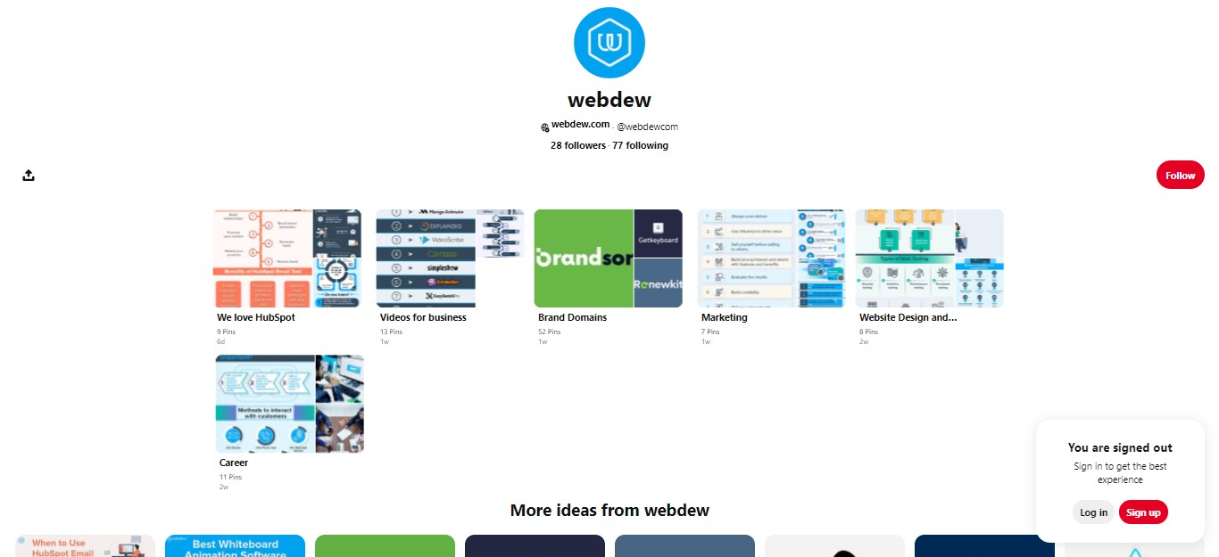 webdew Agency Updates August 2021 2 webdew pinterest