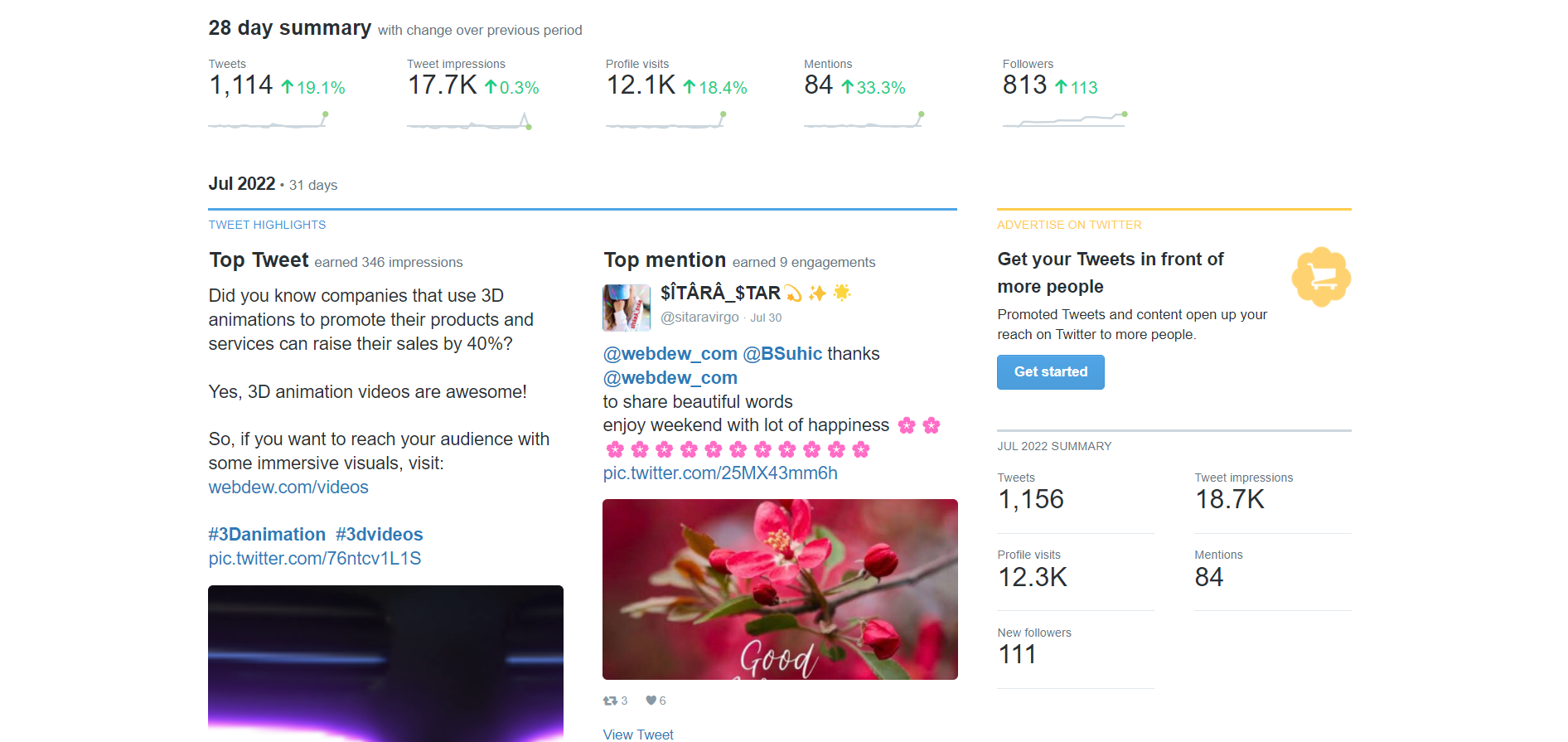 webdew Agency Updates July 2022 1 wedew twitter juky 2022