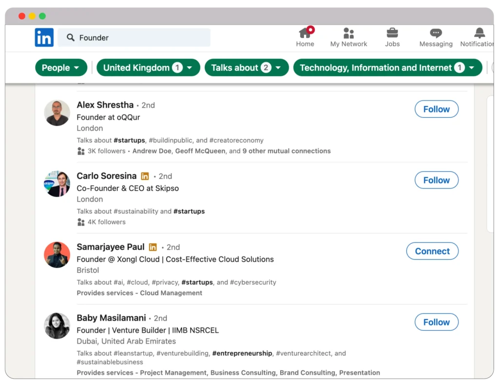 Add details of target persona