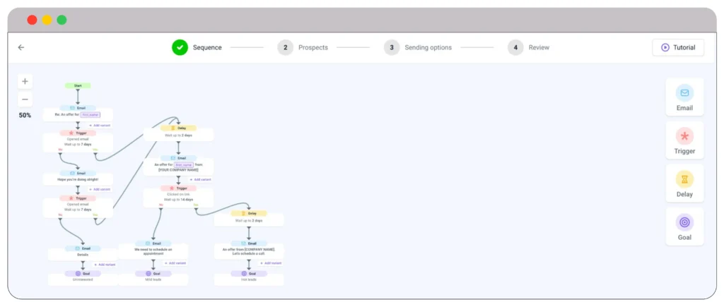 Snov.io vs Instantly.ai: Battle of Email Outreach Tools 5 DRIP CAMPAIGN SNOV.IO