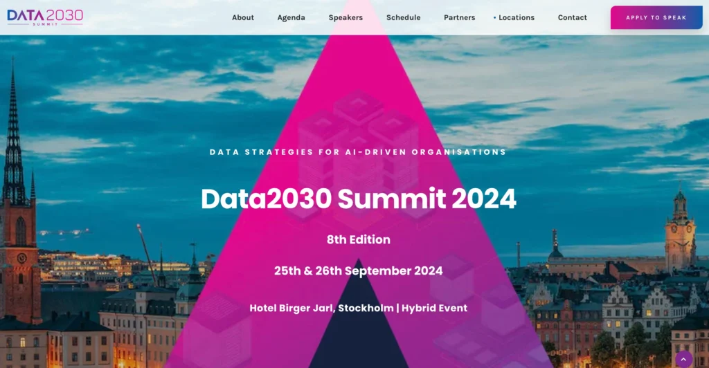 Data 2030 summit
