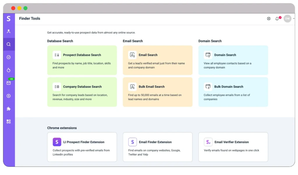 Snov.io vs Instantly.ai: Battle of Email Outreach Tools 13 Email finder tools in snov.io