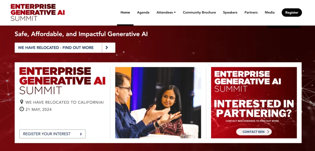 Enterprise generative AI summit